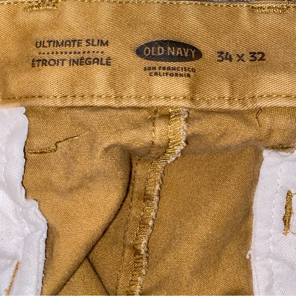 Old Navy Ultimate Slim Khaki Pants - Picture 3 of 3